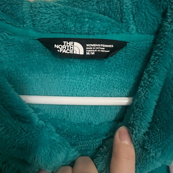 The North Face Teal Fleece Hoodie - Picture 3 of 4
